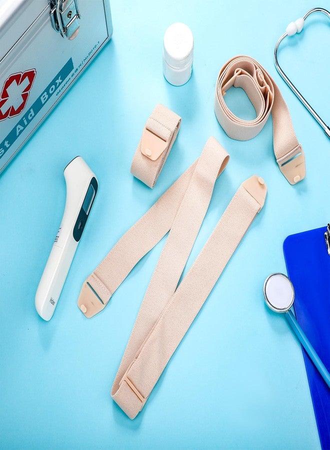 Threlaco حزام فغر القولون القابل للتعديل من ثريلاكو، 3 قطع، يُثبّت بإحكام على كيس فغر القولون (1.18 × 40 بوصة) لمنع تشوه الهيكل، حزام فغر القولون للعناية ما بعد الجراحة بعد عملية فغر القولون أو فغر اللفائفي - Image 3